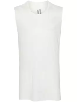 Rick Owens майка из органического хлопка, белый