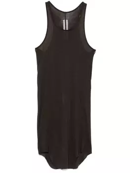 Rick Owens майка из органического хлопка, серый