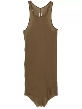 Rick Owens майка из органического хлопка, зеленый