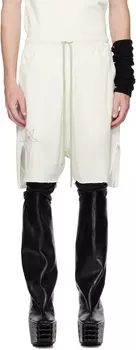 Rick Owens Off-White Champion Edition Шорты со скошенной кромкой
