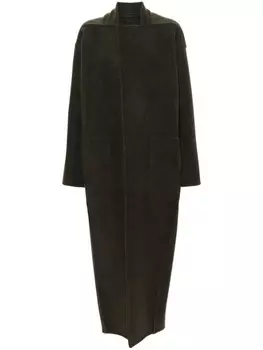 Rick Owens пальто Island, зеленый