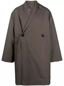 Rick Owens пальто Jumbo JMF с длинными рукавами, нейтральный цвет