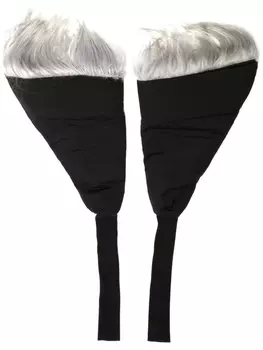 Rick Owens перчатки Strobe Gauntlet, черный