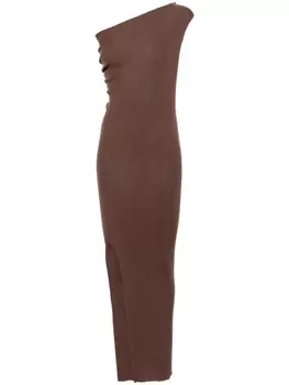Rick Owens платье Афины, коричневый