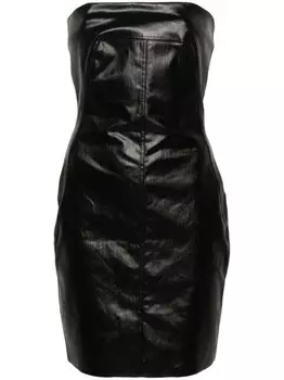 Rick Owens платье-бюстье мини, черный