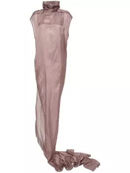 Rick Owens платье Edfu T асимметричного кроя, розовый