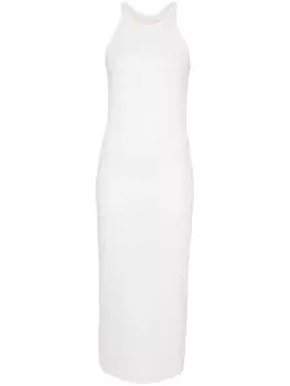 Rick Owens платье-майка миди, белый