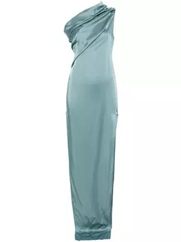 Rick Owens платье макси Athena Arrowhead, синий