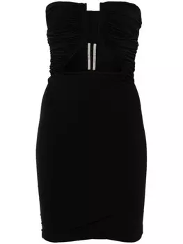 Rick Owens платье-мини Jersey Prong, черный