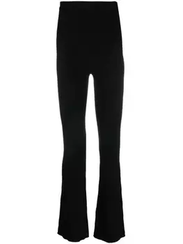 Rick Owens расклешенные брюки, черный