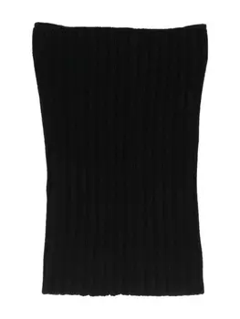 Rick Owens ребристый шарф, черный