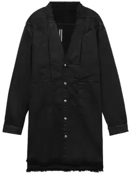 Rick Owens рубашка Jumbo, черный