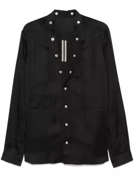 Rick Owens рубашка Larry, черный