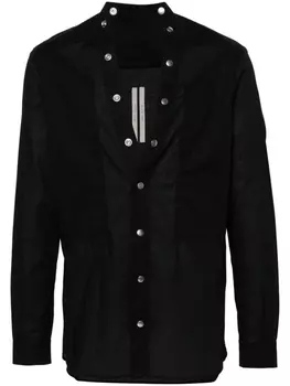 Rick Owens рубашка Larry Fogpocket, черный