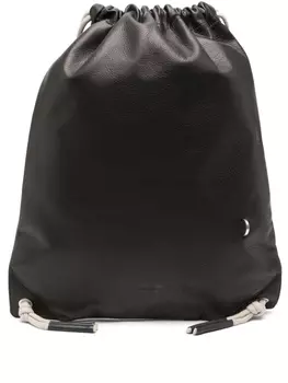 Rick Owens рюкзак с кулиской, черный