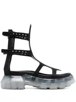 Rick Owens сандалии с ремешками, черный