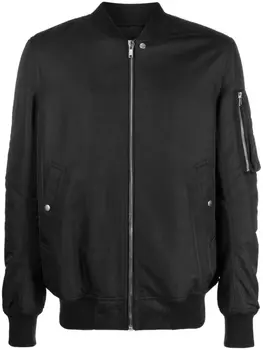 Rick Owens шерстяной бомбер, черный