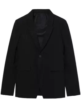 Rick Owens шерстяной однобортный пиджак, черный