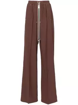 Rick Owens широкие брюки Bela, красный