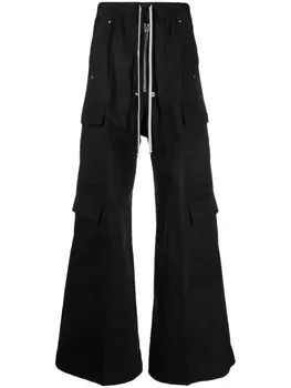 Rick Owens широкие брюки с кулиской, черный
