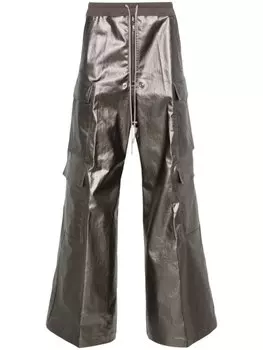 Rick Owens широкие джинсы Lido Cargobela, серый