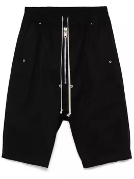 Rick Owens шорты-бермуды Бела, черный