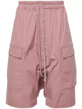 Rick Owens шорты карго с кулиской, розовый