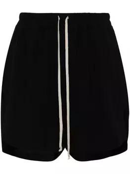 Rick Owens шорты с кулиской и разрезами, черный