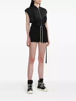 Rick Owens шорты с разрезами, черный