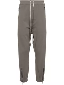 Rick Owens спортивные брюки Tectual из органического хлопка, серый