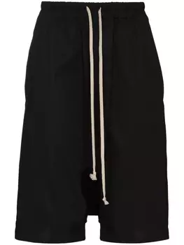 Rick Owens спортивные шорты Pod с низким шаговым швом, черный