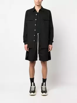 Rick Owens спортивные шорты с кулиской, черный