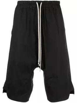 Rick Owens спортивные шорты с кулиской, черный