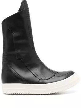 Rick Owens стеганые ботинки, черный