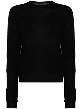 Rick Owens свитер Biker Level, черный