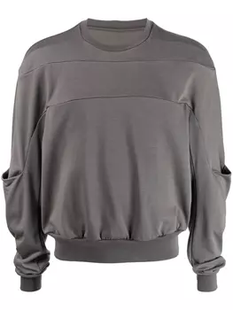 Rick Owens толстовка Gethsemane, коричневый