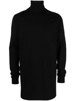 Rick Owens толстовка с высоким воротником, черный
