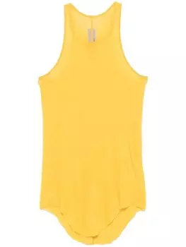 Rick Owens топ Basic Rib, желтый
