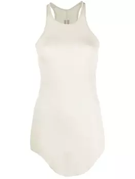 Rick Owens топ Basic в рубчик, нейтральный цвет