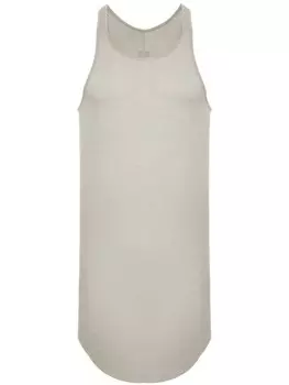 Rick Owens топ Basic в рубчик, серый