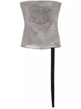Rick Owens топ-бюстье, коричневый