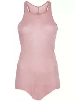 Rick Owens топ из органического хлопка, розовый