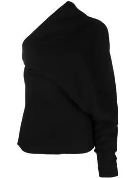 Rick Owens топ из вирджинской шерсти, черный