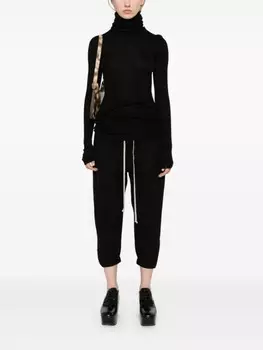Rick Owens топ из вирджинской шерсти, черный
