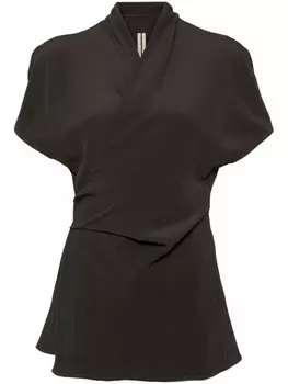 Rick Owens топ Laura, нейтральный цвет