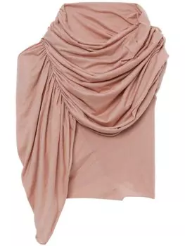 Rick Owens топ Nun T из органического хлопка, розовый