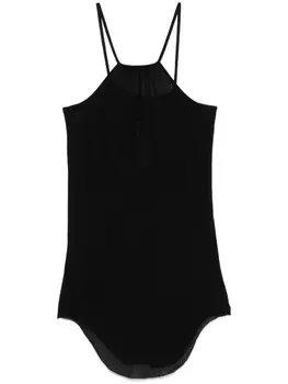 Rick Owens топ Skorpio без рукавов, черный