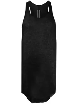 Rick Owens топ в рубчик, черный
