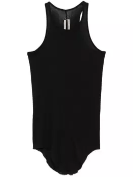 Rick Owens топ в рубчик, черный