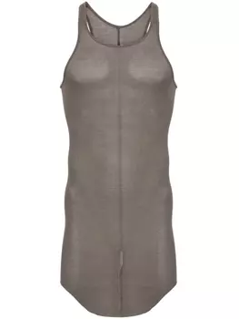 Rick Owens топ в рубчик, серый